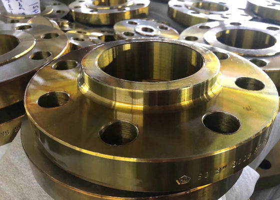فلنج 48 اینچ SS400 ST37.2 لوله فولادی کربن در پرده گردن جوش می لغزد