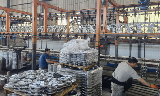 فلنج گالوانیزه سرد 6 10 16 25 40 نوار PN160 فلنج DN10 تا DN1600