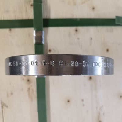 فلنج های آهنگری فولاد کربنی RTJ Pn100 Ct20 Gost 33259