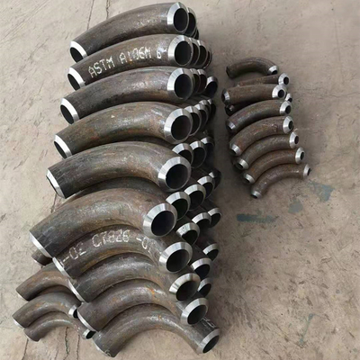 رنگ زرد 180 درجه لوله خم استاندارد Asme B16.9 Ansi B16.9