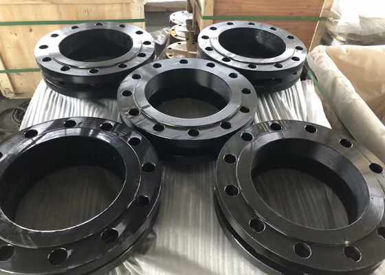 فلنج 48 اینچ SS400 ST37.2 لوله فولادی کربن در پرده گردن جوش می لغزد