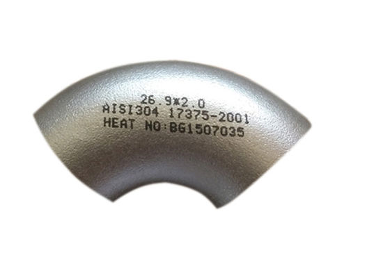 45 90 180 درجه لوله فولادی آرنج SCH40 SCH80 SCH160 خم بدون درز جوش داده شده سیاه و سفید