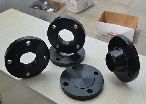ANSI B 16.5 &amp; ASME B16.47 CARBON STEEL A 105 BLACK PAINT 1/2 &quot;-48&quot; SLIP ON RAISED FACE FLANGE