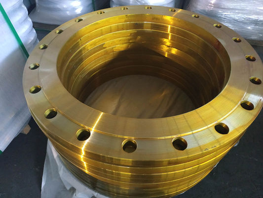 64 &quot;Forge Flange BS 4504 BS10 PN16 SORF Flange Carbon Steel ST37.2 نقاشی زرد