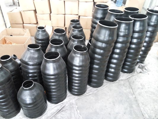 کاهش دهنده اتصالات لوله های ضد خوردگی 1/2 &quot;تا 72&quot; بدون درز بدون درز ضخامت 120 میلی متر