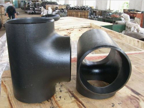سه راهی لوله های فولادی 1/2 &quot;تا 48&quot; CS A234WPB ANSI B16.28 Equal Reducer Tee