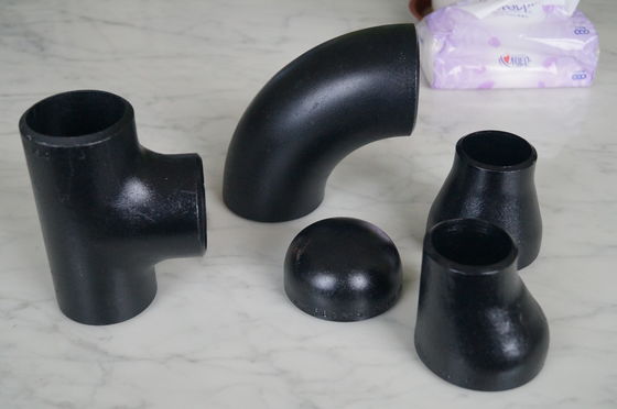 CS SS DN15 To DN2000 Reducer Pipe Reducer Oil Proof Oil Black Con Ecc