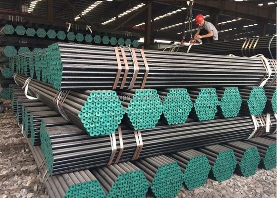 Dia 1/8 &quot;تا 30&quot; 12M فولاد کربن لوله بدون درز Astm A106 درجه B Sch40 ASME B36.1