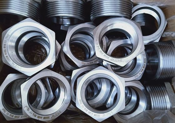 اتصالات فولادی جعلی رشته ای جوشکاری سوکت ASME B16.11 A105 آرنج 3000 پوند
