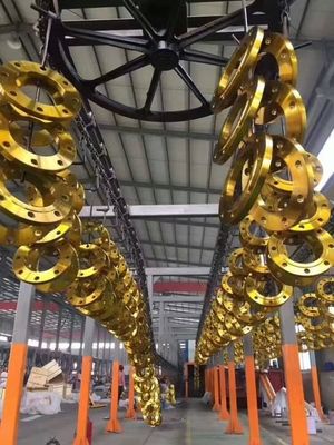 رشته ای فولادی کربنی فولادی ضد زنگ BS4504 PN10 فلنج WN SO DN10 تا DN1600