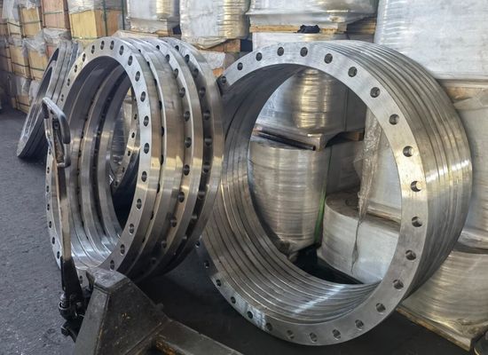 حلقه 4 اینچی و فلنج کور Awwa C207 کلاس B