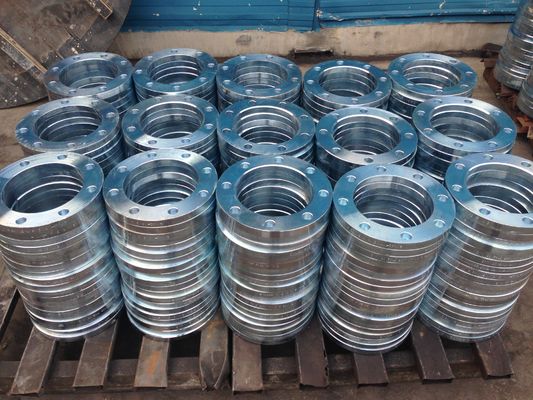 PN10 PN16 S235JR P280GH فلنج شل گالوانیزه EN1092-1 Type02 DIN2642