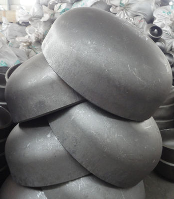 کلاه های گالوانیزه لوله های گالوانیزه Asme B16.9 ضد زنگ DIN2617 JIS EN STD 4 اینچ