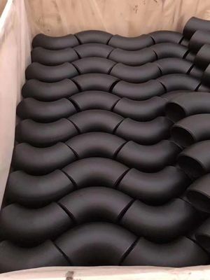 اتصالات لوله جوش داده شده با اسکلت فلزی ASME B16.9 درپوش کاهش آرنج مش سیاه