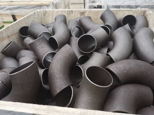 درپوش کاهش دهنده آرنج جوش داده شده بدون درز SGP JIS B2311 Black ANSI روغن زنگ زده
