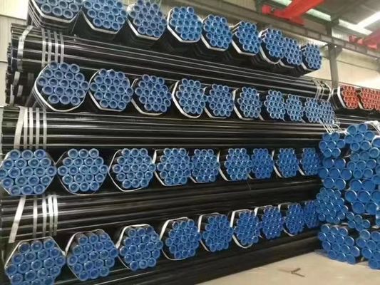 کربن استیل بدون درز ASTM A106 ASME B36.1 SCH40 SCH80 نقاشی لوله های فولادی سیاه