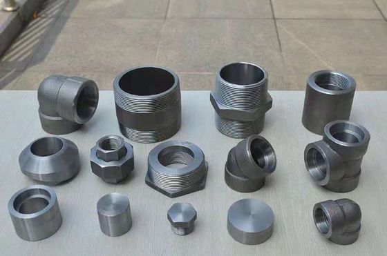 اتصالات فورج شده با فشار بالا ASME B16.11 اتصالات آهن تاشو نوک سینه قابل انعطاف پذیری