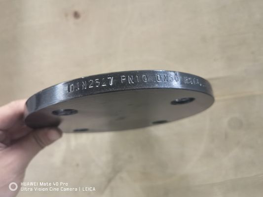 فلنج کور EN1092-1 TYPE05 DIN2527 PN16 DN200 فولاد کربن جعلی P250GH P245GH